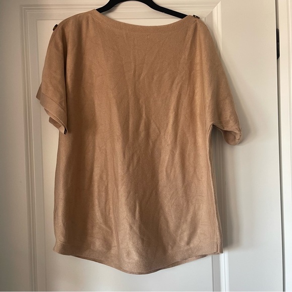 cable & gauge knit top with buttons size L - Picture 3 of 5